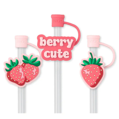 Strawberry Shortcake Straw Topper Set