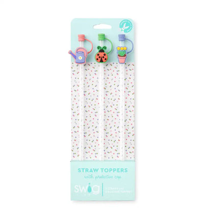 Green Thumb Straw Topper Set