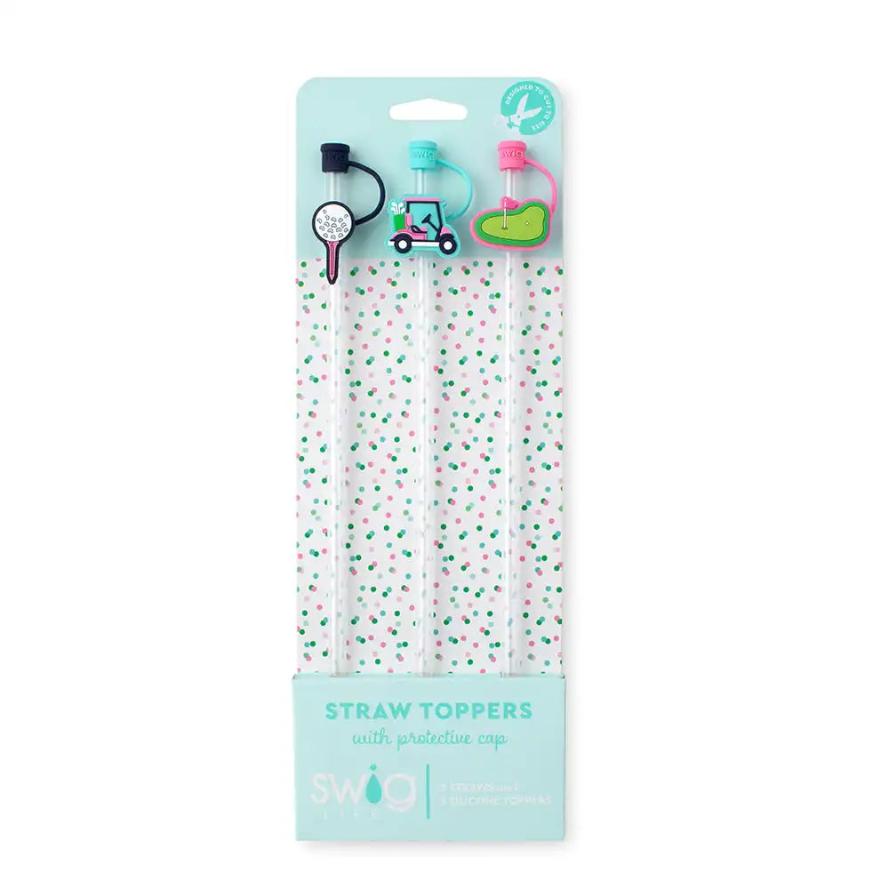 Tee It Up Straw Topper Set