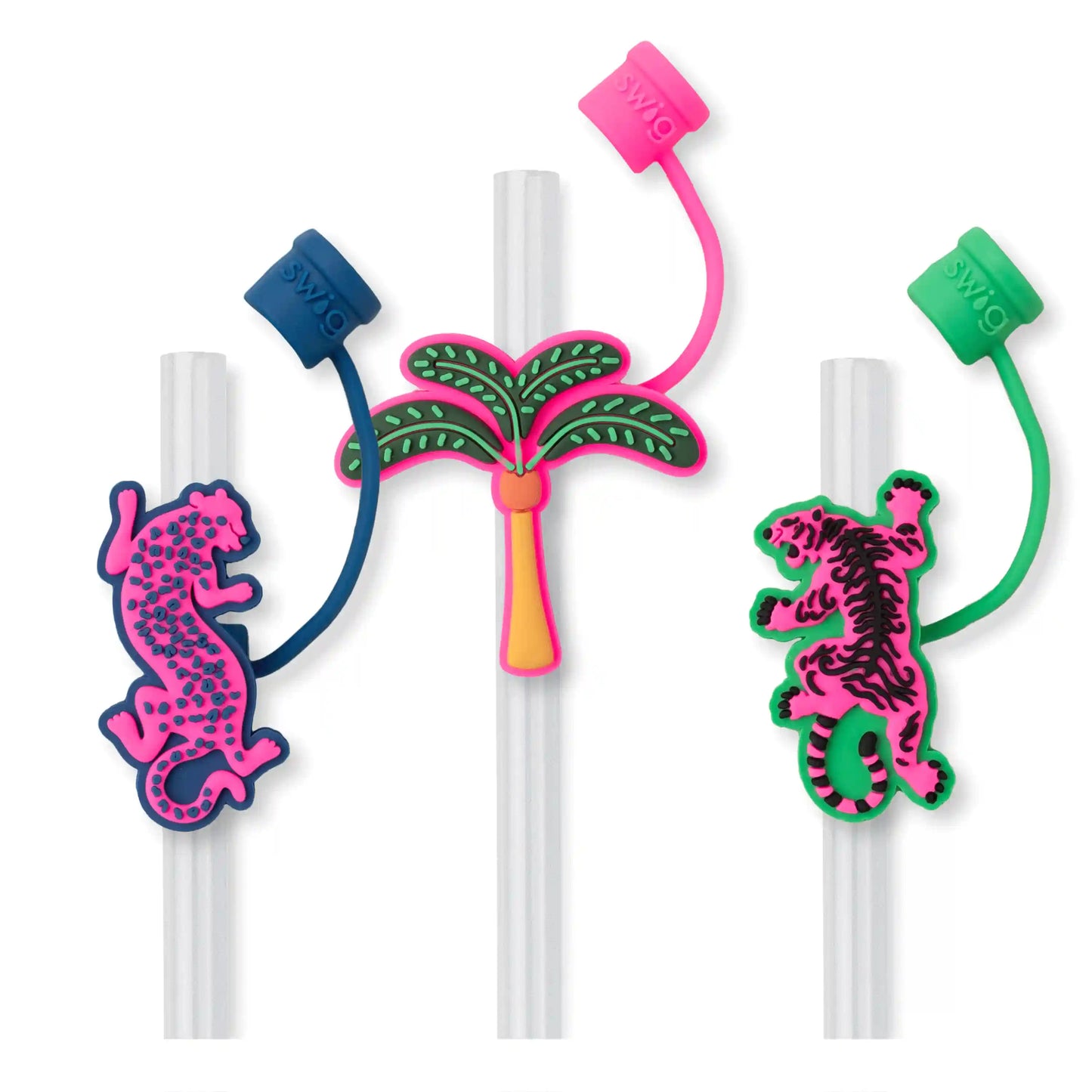 Palm Royale Straw Topper Set
