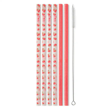 Strawberry Shortcake Reusable Straw Set