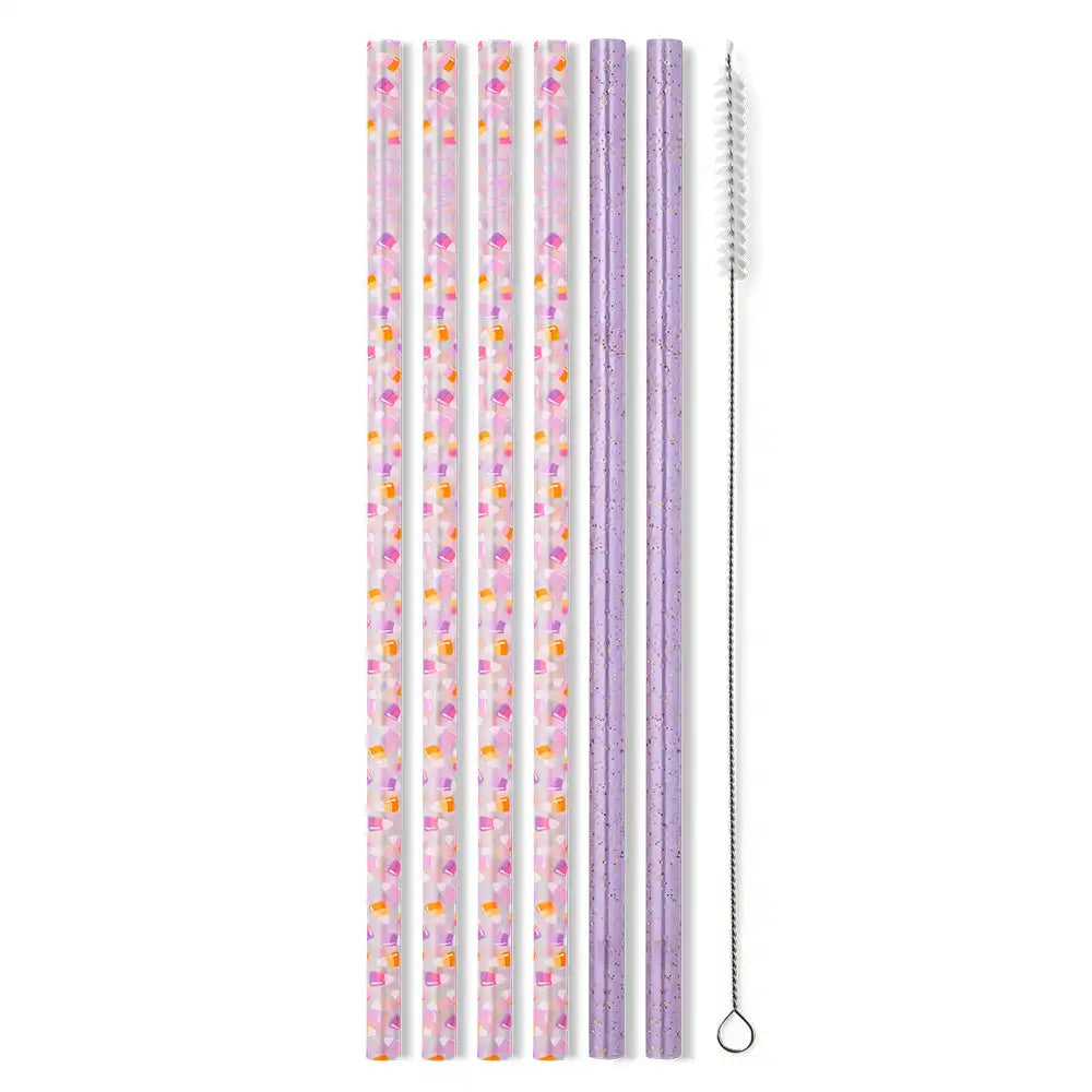 Candy Corn Reusable Straw Set