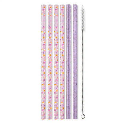 Candy Corn Reusable Straw Set
