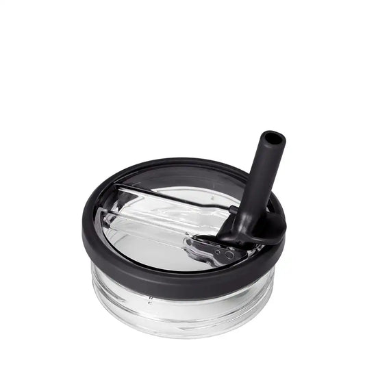 Black Leakproof Flip + Sip Large Lid