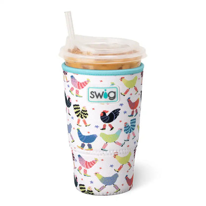 Funky Chicken Large Iced Cup Coolie