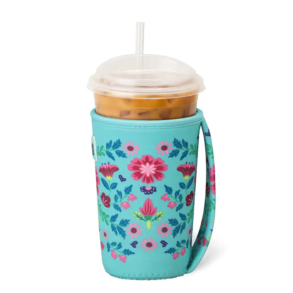 Flora Azul Medium Iced Cup Coolie