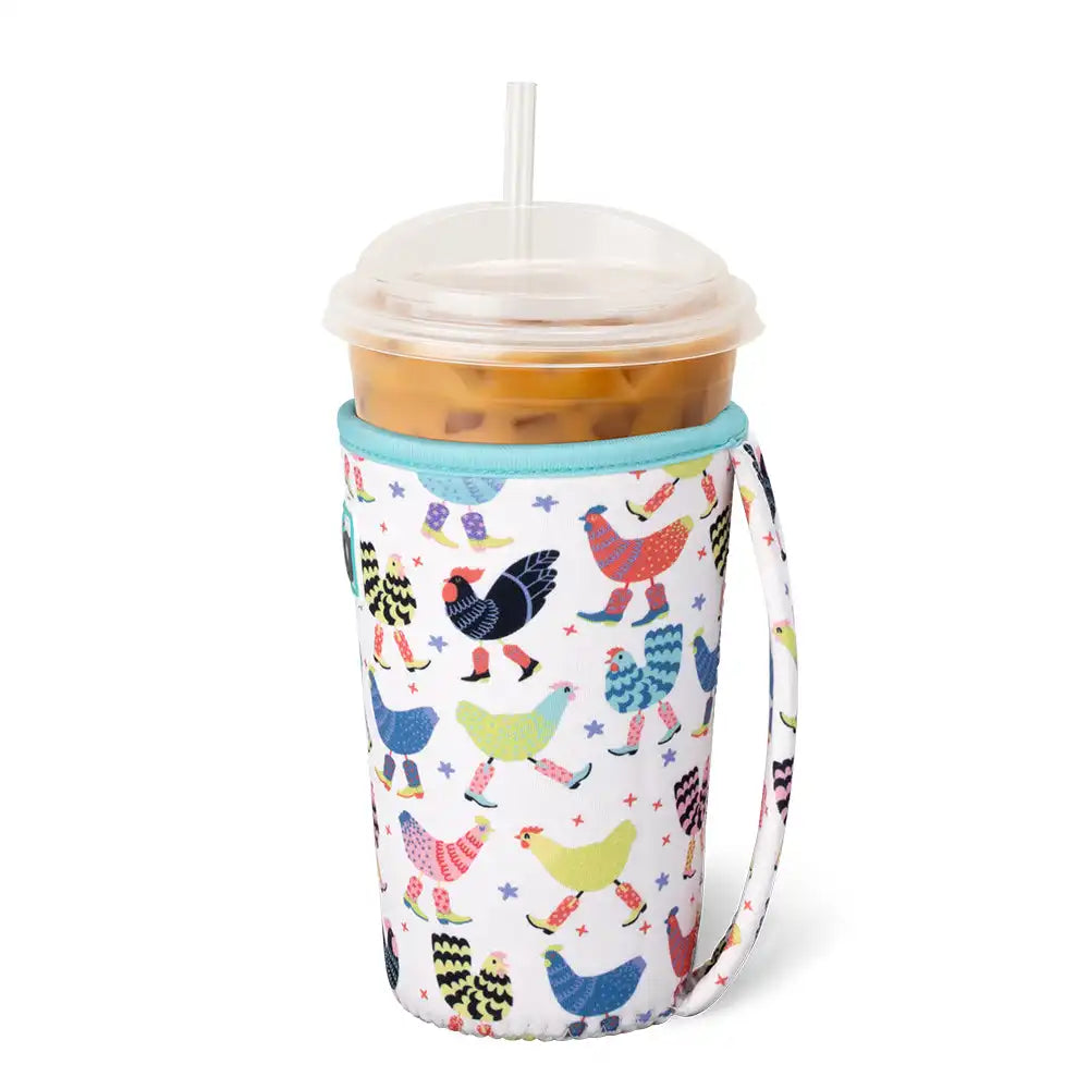 Funky Chicken Medium Iced Cup Coolie