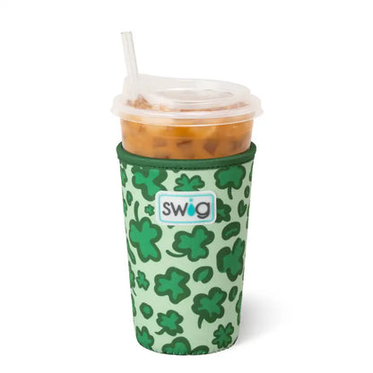 Lucky Leopard Medium Iced Cup Coolie