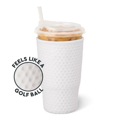 White Golf Ball Large Iced Cup Coolie