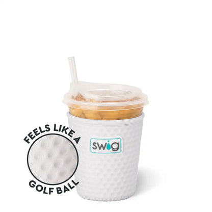 White Golf Ball Small Iced Cup Coolie
