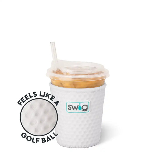 White Golf Ball Small Iced Cup Coolie