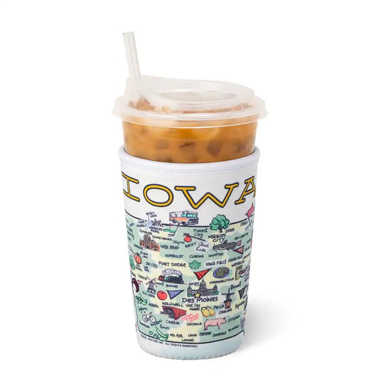 Iowa Medium Iced Cup Coolie