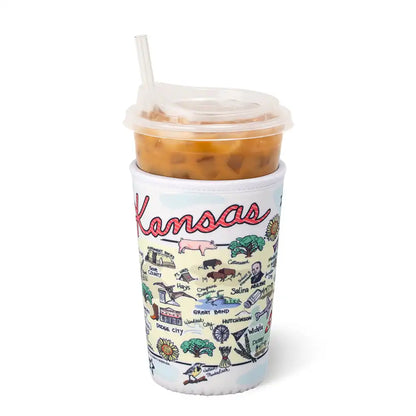 Kansas Medium Iced Cup Coolie