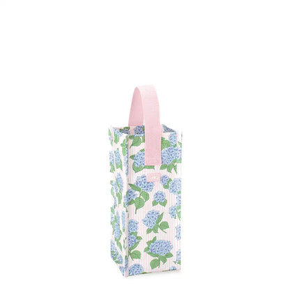 Hydrangeas Wine Reusable Gift Bag