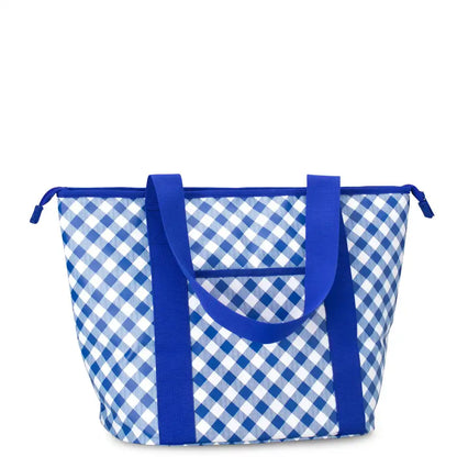 Gameday Gingham Royal Zippi 36 Cooler