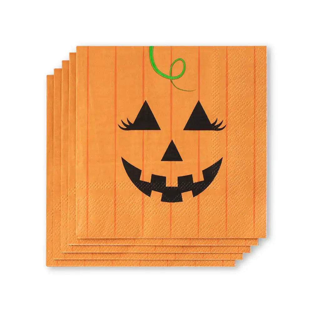 Boo Crew Pumpkin Cocktail Napkins