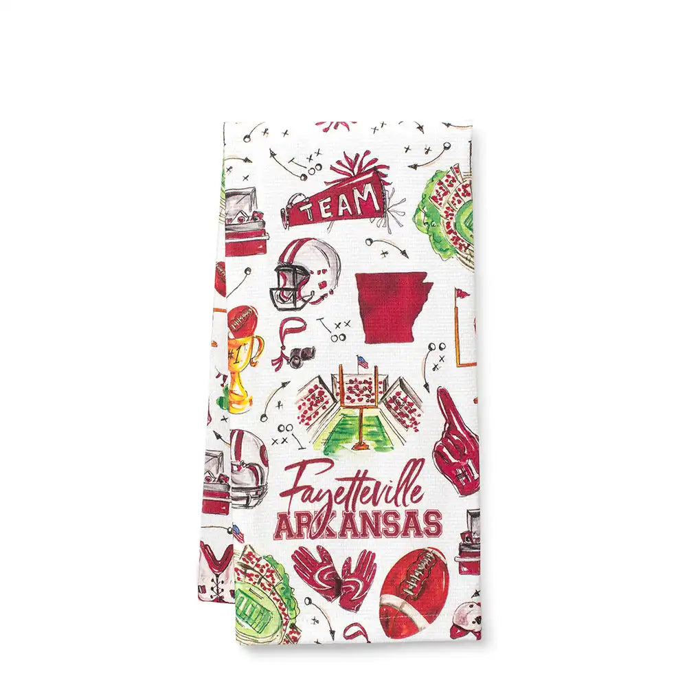 Tailgates in Fayetteville Tea Towel