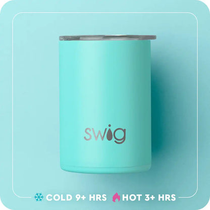 White Golf Ball Short Tumbler 12oz
