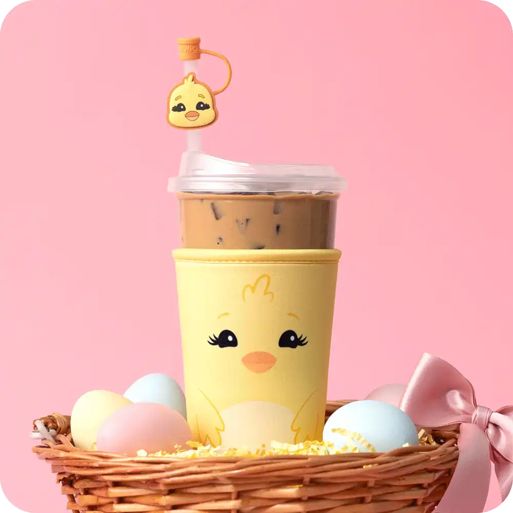 Spring Chick Medium Iced Cup Coolie