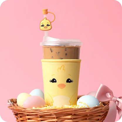 Spring Chick Medium Iced Cup Coolie