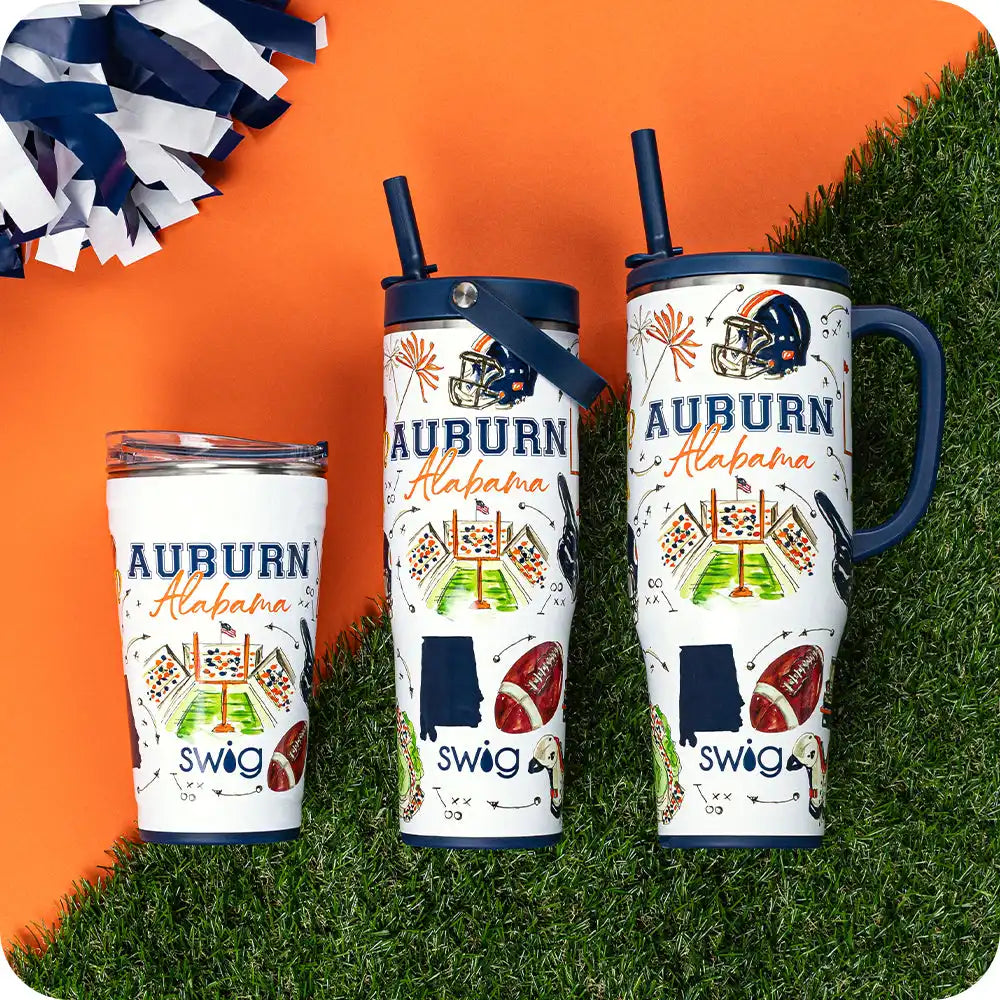 Tailgates in Auburn To-Go Tumbler 30oz
