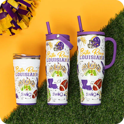Tailgates in Baton Rouge Mega Mug 40oz