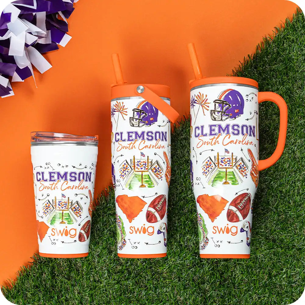Tailgates in Clemson To-Go Tumbler 30oz