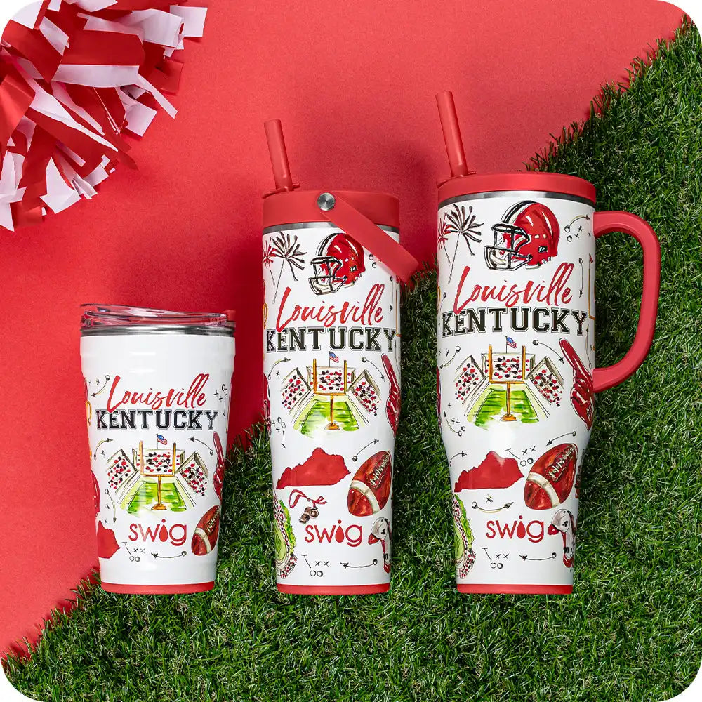 Tailgates in Louisville To-Go Tumbler 30oz