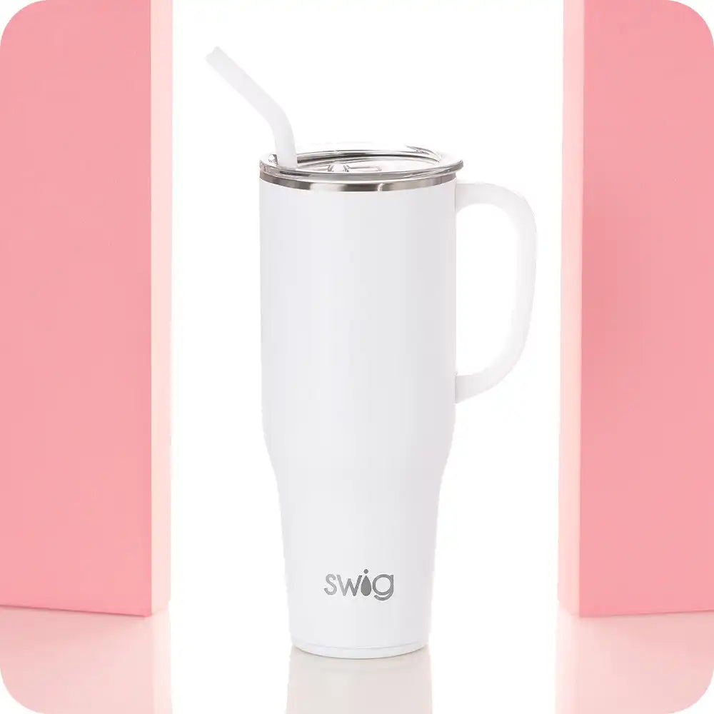 White Mega Mug 40oz