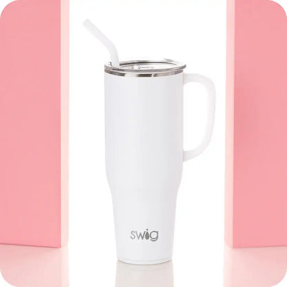 White Mega Mug 40oz