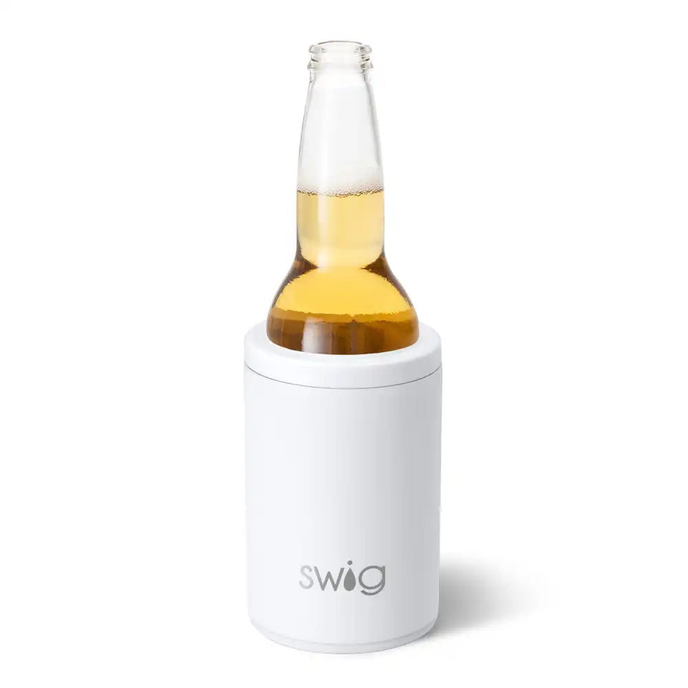 White Can + Bottle Cooler 12oz
