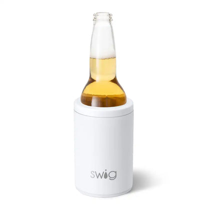White Can + Bottle Cooler 12oz