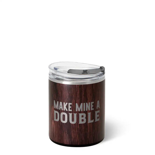 Make Mine A Double Lowball Tumbler 12oz
