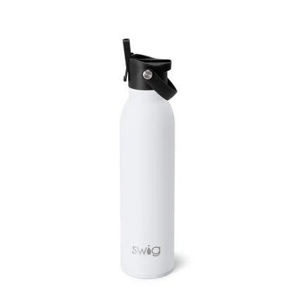 White Flip + Sip Bottle 20oz