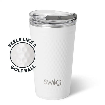 White Golf Ball Party Cup 24oz