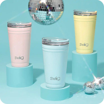 Shimmer Aquamarine Party Cup 24oz