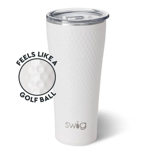 White Golf Ball Tumbler 32oz